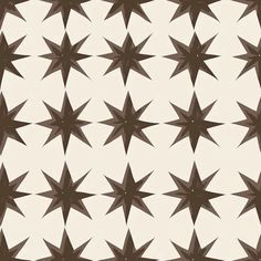 an abstract pattern made up of brown stars