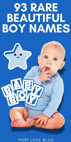 Pinterest graphic for a boy baby names list with unique and uncommon rare beautiful names for boys in 2024. Beautiful Names For Boys, Earthy Names, Rare Beautiful Names, Boy Baby Names, Baby Names List, Uncommon Baby Boy Names, Male Names, Modern Baby Names, Unique Boy Names