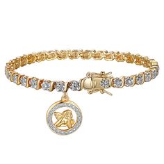 PRICES MAY VARY. ANGEL BRACELET: The angel charm dangles from a diamond accented S-link chain which offers sparkle from every angle HYPOALLERGENIC: Carefully crafted in 18 karat yellow gold-plated bronze, Morgan & Paige tennis bracelets for women are ideal for those with sensitive skin DOUBLE LATCH CLOSURE: The double latch closure provides a secure fit. Wear your diamond accented tennis bracelet time and time again EASY GIFTING: This angel bracelet comes in a chic, gift-ready box that is perfec Angelic Bracelet, Angel Bracelet, Chain Diamond, Angel Charm, Gold Plated Bracelets, Tennis Bracelet Diamond, Bracelets For Women, Tennis Bracelet, Link Chain