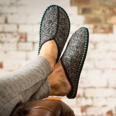 Nordic Men's Slipper Bedroom Slippers Men, Male Slippers, Mens House Slippers, Luxury Men's Slip-on Slippers, Comfortable Wool Slip-on Slippers, Comfortable Slippers, Burlap Bows, Slipper Shoes, Blanket Stitch