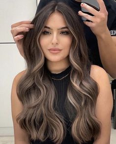 Black Hair Balayage, Brown Hair Looks, Brunette Balayage Hair, Light Hair Color, Hair Color Ideas For Brunettes, Balayage Brunette