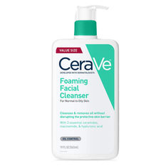 PRICES MAY VARY. [ FOAMING FACE WASH ] Oily skin cleanser dispenses as a clear gel cleanser and transforms into a foam as you lather. Cleanses without leaving skin feeling tight, dry, or stripped. Daily cleanser & makeup remover face wash [ MULTI-USE FOAMING CLEANSER ] Foam cleanser for face and/or body and can be used as a hand wash. Suitable for daily cleansing morning (AM) and night (PM) for normal to oily skin. [ 3 ESSENTIAL CERAMIDES ] Ceramides are found naturally in the skin and make up 5 Oily Skin Facewash, Face Wash For Oily Skin, Oil Control Face Wash, Daily Face Wash, Cleanser For Oily Skin, Dry Skin Body, Acne Cleansers, Foaming Facial Cleanser, Foaming Face Wash