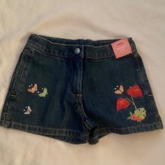 Girls Size 5 Denim Shorts By Gymboree. Nwt Girls Capri Pants, Red Chinos, Baseball Shorts, Shorts Fits, Stretch Denim Shorts, Gymboree Girl, Boys Plaid, Boys Denim, Safari Style