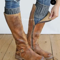 When Your Fall Outfit Is Cute But Just Needs A Little Something Extra, Pull On A Pair Of Grace & Lace Patterned Boot Cuffs. A Cute Sock Look In A Easy And Simple Boot Cuff Design. You'll Fool Everyone! No Wash Needed And Always Ready To Wear. These Cuffs Bring A Pop Of Pattern To Jazz Up Any Outfit With Any Height Of Boot! Each One Offers A Unique Style - Best To Grab One Of Each ;) Knit Boot Socks, Boot Cuff, Cuff Design, Lace Accessories, Grace And Lace, Boots Patterns, Country Clothing, Mommy Style, Boot Cuffs