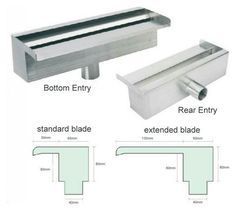 an image of bathroom accessories with measurements for each item on the wall and below it