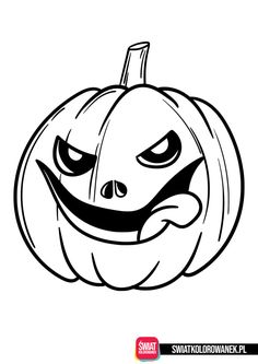 a black and white drawing of a jack o lantern pumpkin with an evil face on it