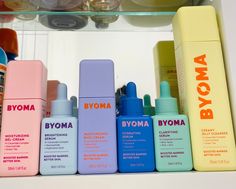 My Things, Cool Skin Care Products, Cute Skin Care Products, Byoma Skin Care, Preppy Byoma Skincare, Products Aesthetic, Popular Skincare, Dream Products, Byoma Skincare Routine