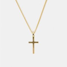 Gold Cross Necklace – SergeDeNimes US Accessories Minimal, Cross Symbol, Silver Cross Necklace, Silver Signet Ring, Classic Bracelets, Gold Cross Necklace, Gold Cross Pendant, Cross Earrings, Silver Shop