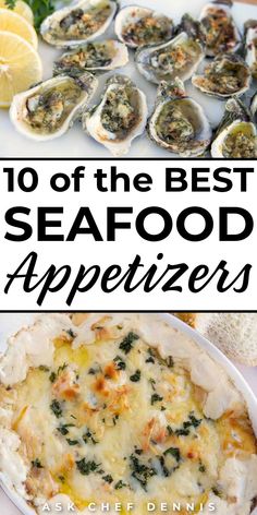 the best seafood appetizers for any occasion, including oysters and scallops