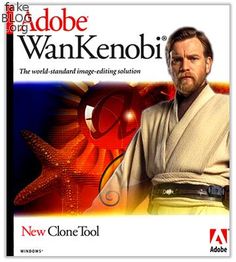 the dvd cover for adobe wankenobi, which features an image of a man in