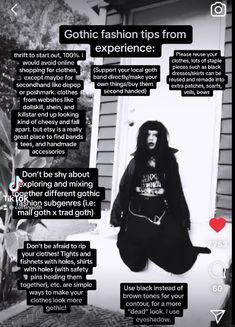 Places To Buy Goth Clothes, Gothic Clothing Brands, Goth School Aesthetic, Goth Things To Do, Goth First Day Of School Outfit, Types Of Goth Subcultures, Goth Beliefs, Goth Types Chart, Goth For Beginners