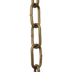 a large metal chain is shown on a white background