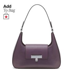 in stock Modern Calvin Klein Top Handle Shoulder Bag, Elegant Calvin Klein Shoulder Bag With Top Handle, Calvin Klein Rectangular Shoulder Bag With Silver-tone Hardware, Modern Calvin Klein Bags With Silver-tone Hardware, Calvin Klein On-the-go Bags With Zipper Closure, Purse Accessories, Shoulder Bags, Calvin Klein, Plum