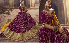 Beautiful Purple Lehenga Choli For Women Indian Wedding Bridal Party Wear Ghagra Choli Bollywood Designer Traditional Festival Wear Lengha Purple Lehenga Choli, Ready To Wear Lehenga, South Indian Saree, Latest Lehenga Designs, Purple Lehenga