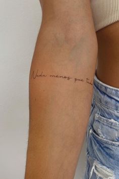 Wrap Around Word Tattoo, Be You Do You For You Tattoo, She Gave Me Purpose Tattoo, Imperfectly Perfect Tattoo, Trust The Process Tattoo, Tumblr Tattoos, Fonts For Tattoos, Tattoos Fonts, Writing Tattoos