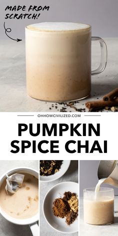 pumpkin spice chai is an easy and delicious drink to warm up the winter months