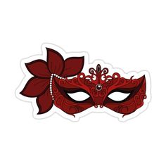 Decorate laptops, Hydro Flasks, cars and more with removable kiss-cut, vinyl decal stickers. Glossy, matte, and transparent options in various sizes. Super durable and water-resistant. The second masquerade mask drawing I've done. I'm planning on making this a full collection, maybe 5 or 6. Pearl Masquerade Mask, Red And Black Masquerade Mask, Masquerade Mask Drawing, Masquerade Mask Design, Masquarade Mask, Red Masquerade Mask, Kendall Jenner Met Gala, Aesthetic Mask, Red Stickers