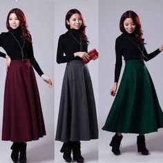 Turtleneck And Long Skirt, Maxi Skirt Turtleneck Outfit, Long Skirt With Boots Outfit Winter, Professional Goth, Full Skirt Outfit, Beige Skirt Outfit, Long Skirt Outfits Aesthetic, Fox Woman, Beige Boots Outfit