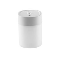 a white container with a lid on a white background