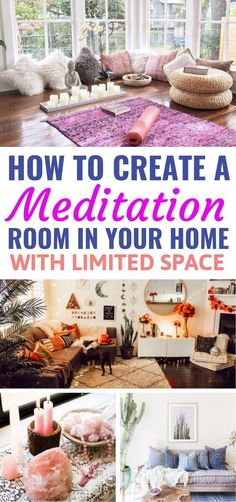 how to create a meditation room in your home with limited space