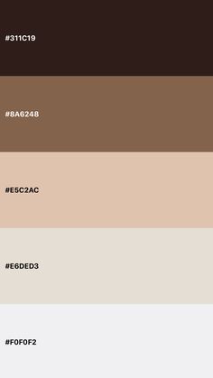 the color palette is brown, beige, and white with some black on it's side