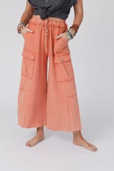 Game On Cargo Wide Leg Pant - Burnt Orange | Three Bird Nest Short Girl Problems, Spring Fits, Navy Women, Short Girls