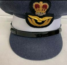 RAF ROYAL AIR FORCE GROUP CAPTAINS PEAKED CAP - All Size: British Military NEW British Military, Visor Cap, Peaked Cap, Royal Air Force, British Royals, Air Force, Pakistan, Force, Art Collection