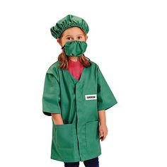 Build healthy imaginations with our exclusive career costume! Children will love dressing up and living out their imaginary workdays or performing playsCostume features adjustable hook-and-loop closuresMade of 100% polyesterIncludes fabric hat and maskMachine washable   dress up clothing  dress up  community helpers  dramatic play clothing  dress up clothes  dramatic play  costumes dress up  carrier costumes  astronaut costume  server costume  explorer costume  pilot costume  surgeon costume  MD Surgeon Costume, Judge Costume, Lawyer Dress, Career Costumes, Explorer Costume, Pilot Costume, Got Costumes, School Costume, Astronaut Costume