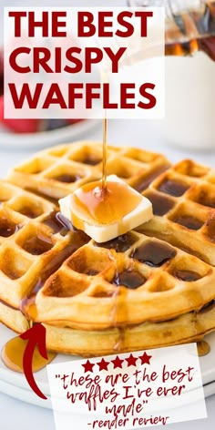 the best crispy waffles recipe is here