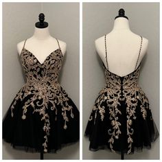 Black And Gold Dama Dresses For Quince, Dama Black Dresses, Black And Gold Quinceanera Chambelanes, Black Damas Dresses For Quince, Black White And Gold Quinceanera, Black And Gold Homecoming Dress, Black Dama Dresses For Quince, Black And Gold Quince Dress, Quinceanera Black And Gold