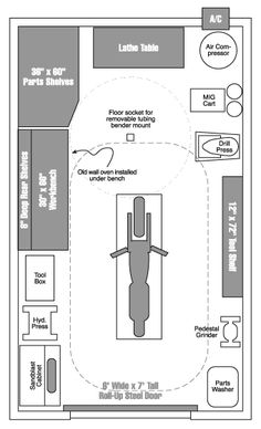 the floor plan for an office building