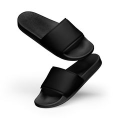 SUMMER WOMEN SLIDES - Women Black Slides - Summer Pool Slides - Women Slide Sandles - Women Beach Slides - Pool slides - Pool Mules Black Slip-ons With Removable Insole, Black Open Toe Slip-ons, Black Non-slip Slippers For Beach, Black Round Toe Slip-ons For Beach, Black Cushioned Slip-ons For Summer, Comfortable Black Slip-on Sport Sandals, Black Synthetic Slip-ons For Summer, Black Open Toe Synthetic Slip-ons, Black Slip-resistant Sandals With Round Toe