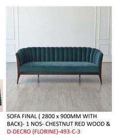 an image of a sofa that is in the middle of two different photos, one has been