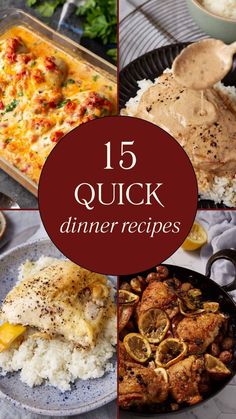 Easy Quick Dinners Healthy, Dinner Recipes 30 Minutes, Easy Fast Dinner Recipes, Fast Easy Dinner, Easy Dinner Options, 20 Minute Dinners, Lazy Dinners, Fast Dinner, Fast Dinner Recipes