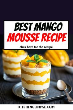 the best mango mousse recipe is here