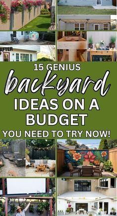 the back yard ideas on a budget you need to try now