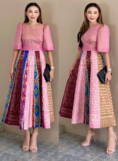 Malong Malong Design, Modern Filipiniana Outfit Classy, Filipiniana Dress Modern, Model Dress Batik, Modern Filipiniana Dress, Gaun Koktail, Batik Dress Modern, Modern Filipiniana, Filipiniana Dress