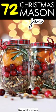 Easy and Profitable DIY Christmas Mason Jar Craft ideas. Make this festive season extra special with the perfect Christmas Mason Jar DIY. Whether you're looking for DIY projects to sell for money or unique ideas for decorating, these mason jar crafts will definitely get you into your festive vibe. Mason jars are an affordable DIY project to add a touch of cheer to your house. Christmas Crafts DIY Project, Christmas Crafts To Sell For Money, Christmas Craft Ideas, Christmas Mason Jar Craft Ideas. Mason Jars For Christmas Decorations, What To Store In Mason Jars, Decorate Jars For Gifts, Repurpose Jars Diy Projects, Christmas Mason Jars Diy Gifts, Easy Mason Jar Christmas Crafts, Canning Jar Crafts Diy Projects, Mason Jar Lid Christmas Crafts, Mason Jar Holiday Crafts