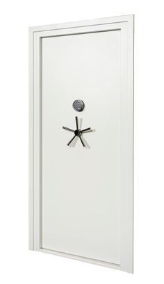 SnapSafe 75420 Premium Vault Room Door 36 Inswing - White Closed Vault Room, Safe Door, Panic Rooms, Safe Vault, Vault Doors, Wall Safe, Digital Lock, Floor Safe, Security Safes