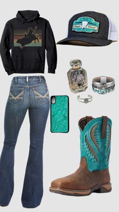 Flair Jeans Outfit, Cowgirl Style Outfits