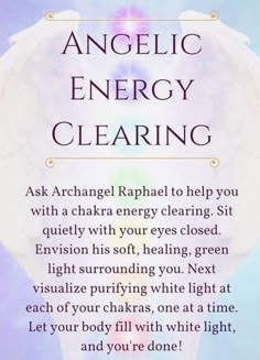 Cleansing Prayers, Archangel Raphael Prayer, Angelic Energy, Smudging Prayer, Angel Meditation, Guardian Angels Prayer, Angel Therapy, Archangel Prayers, Healing Angels