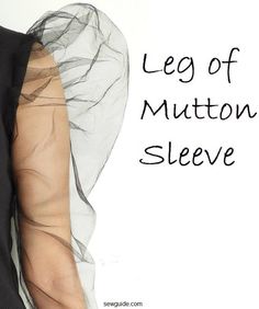 Leg Of Mutton Sleeve Gown, Leg O Mutton Sleeve Pattern, Lego Mutton Sleeve, Leg Of Mutton Sleeves Pattern, Mutton Sleeve Pattern, Leg Of Mutton Sleeve Pattern, Sleeve Pattern Drafting, Diy Clothes Projects, Elegant Sleeves