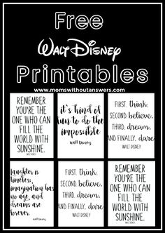 free printables for disney's princesses, including the names and phrases