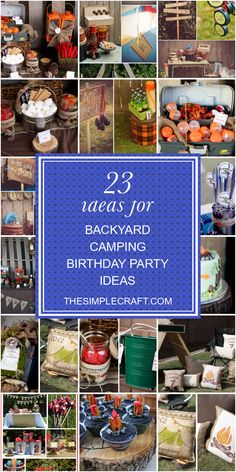 the 25 best ideas for backyard camping birthday party ideas