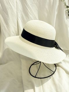 SkuCY-!78463MaterialStraw StyleSun-protection FeatureBreathable , Foldable , Bowknot , Solid Color OccasionVacation , Beach , Vintage SeasonsSpring , Summer , Autumn TypeSun Hat ColorBLACK,PINK,BEIGE,KHAKI,NAVY BLUE,MILK WHITESizeFREE SIZE Head Girth: 56-58cm Packing specification: 70 diameter 0.5kg Please consult the size chart we provide for this item's measurements to help you decide which size to buy.Please note: There may be 1-3cm differ due to manual measurement.CMINCHHat CircumferenceFREE Beach Vintage, Blue Milk, Beach Hat, Pink Beige, Panama Hat, Sunscreen, Free Size, Straw, Navy Blue