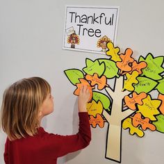 ** Digital Downloard ** Students love to think about, "What I am Thankful for" and write on the leaves as we celebrate gratitude! This Thankful Tree printable includes individual 8.5 x 11 Trees as well as a large Thankful Tree for a Thanksgiving Bulletin Board Display! (Thankful Tree craft printable activity) Individual Trees: Have students complete their trees individually. I like to laminate them and send home to parents as a gift! Choose the Color or Black & White version. Bulletin Board: Print the leaf templates on white, green, red, and/or yellow paper for a beautiful tree. I like to make the tree trunk out of construction paper or crumpled brown tissue paper. You can also print out the included tree trunk. It makes a beautiful, interactive bulletin board! Choose the Color or Black & Thankful Tree Printable, Thankful Tree Craft, Thankful Writing, Thanksgiving Bulletin Board, Brown Tissue Paper, Tree Activity, Thanksgiving Bulletin Boards, Writing Paper Template, Interactive Bulletin Board