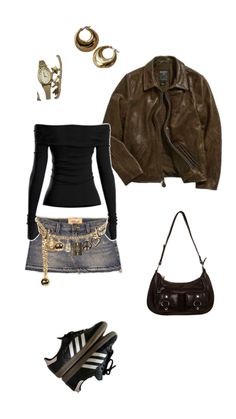 Fits Skirt, Nye Outfits Parties, Ahs Style, Street Style Outfits Casual, Outfits 2000s, Fall Chic, Shein Outfits, Evening Outfits, Swaggy Outfits