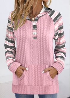 Color:Pink;Size:S;Size:M;Size:L;Size:XL;Size:XXL;Package Contents:1 X Hoodie;Occasion:Other;Style:Casual; Pink Winter Hoodie Sweater, Casual Pink Hooded Sweater, Pink Hooded Casual Sweater, Casual Pink Hoodie Sweater, Pink Long Sleeve Hoodie For Loungewear, Pink Winter Hoodie, Cozy Pink Hooded Sweater, Casual Pink Winter Tops, Casual Pink Winter Sweatshirt