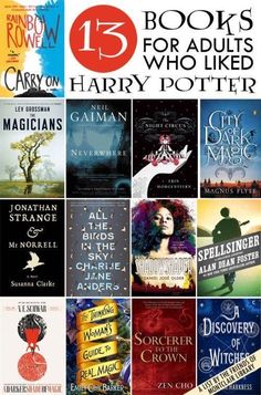 books for adults who like harry potter