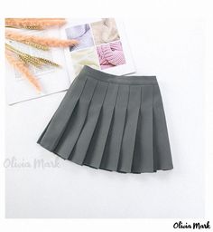 Olivia Mark - Pleated Blue School Skirt for Kids in Navy Blue and Black - Childrens Academy Uniform Short Skirt Academy Uniform, Skirt For Kids, Academy Uniforms, School Skirt, Skirts For Kids, Mermaid Skirt, Blue Outfit, Gray Skirt, Short Skirt